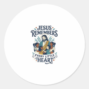 Jesus Missfall Tröst Läkande T-Shirt Inspirerande Runt Klistermärke