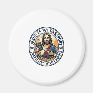 Jesus Missionär Globala Missioner T-Shirt Kristet Magnet