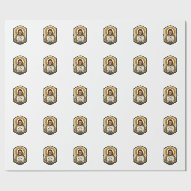 Jesus Misslyckades med Ansiktslåsning Maskinigenkä Presentpapper (Platt)