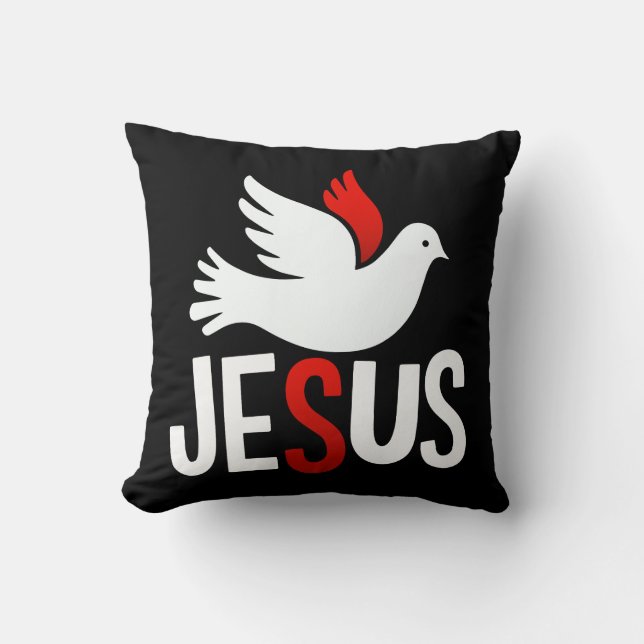 Jesus mit Taube Kudde (Framsida)