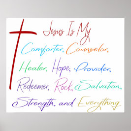 Jesus mitt allt poster