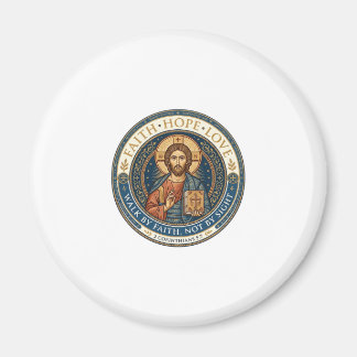Jesus monastisk kontemplativ andlighet Grafik  Magnet