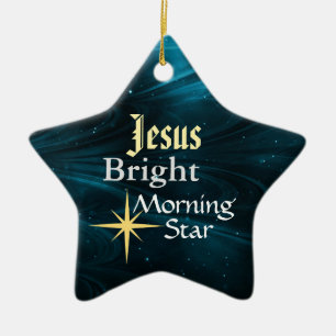Jesus MorgStar-anpassat prydnadsföremål Julgransprydnad Keramik