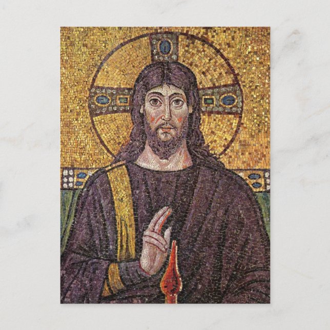 Jesus Mosaic Postcards Vykort (Framsida)
