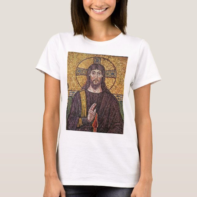 Jesus Mosaic T Shirt (Framsida)