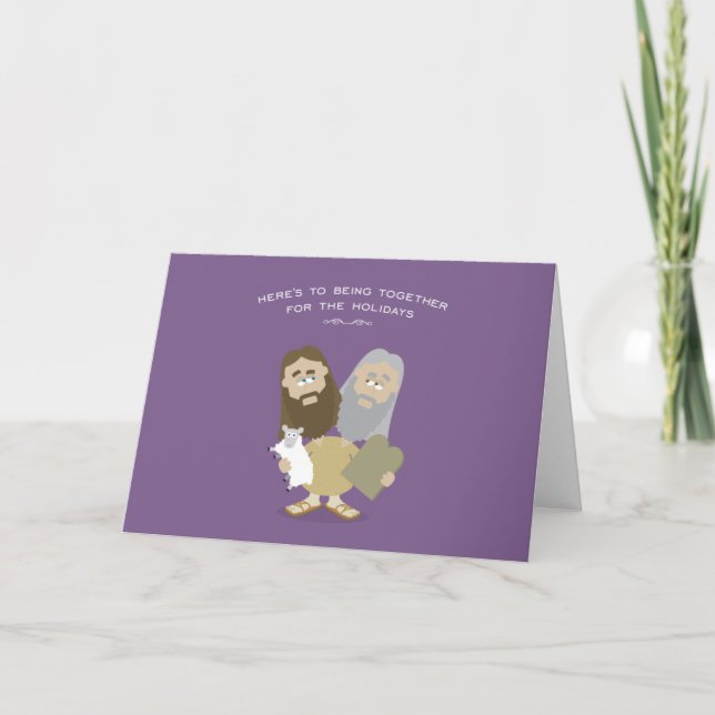 Jesus & Moses kort (Framsida)