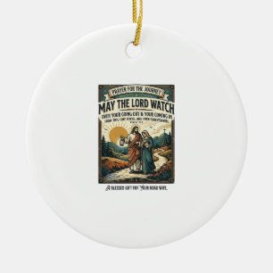 Jesus Motorcykelklubb Make T-Shirt Inspirerande Julgransprydnad Keramik