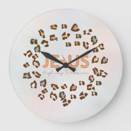 Jesus motorväg till himlen stor klocka