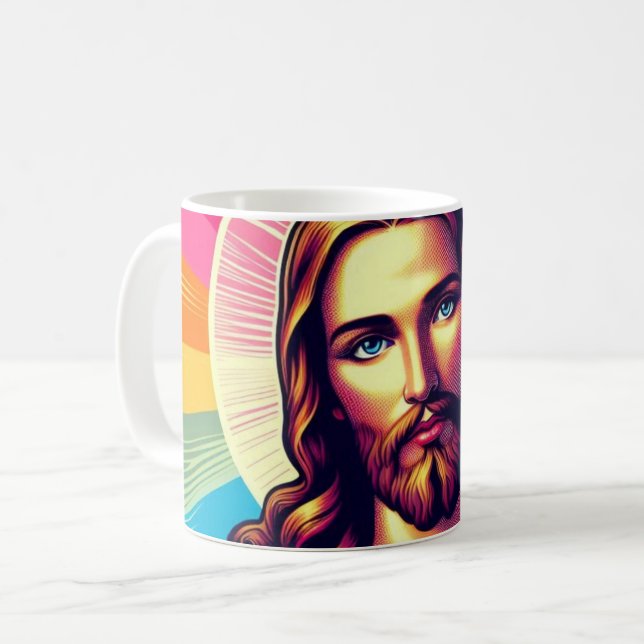 Jesus mugg! kaffemugg (Framsida vänster)