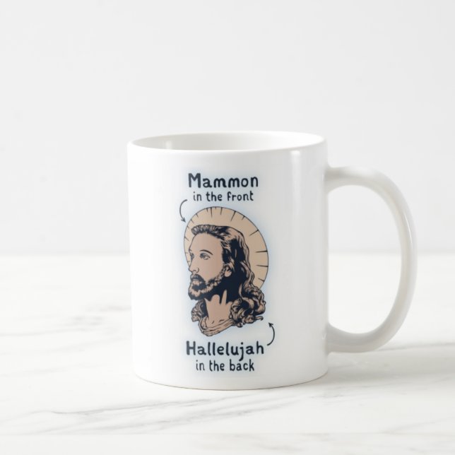 Jesus Mullet Kaffemugg (Höger)