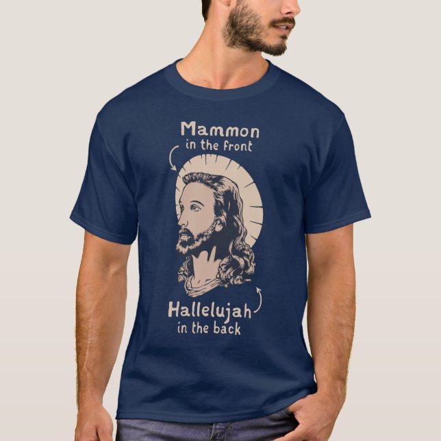 Jesus Mullet Tee (Framsida)