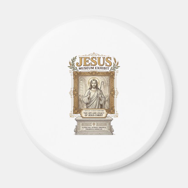 Jesus Museum Utställning Jesus Museum Utställning  Magnet (Framsidan)