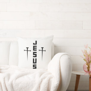 JESUS Nagel Kor Christian Faith for Believers Kudde