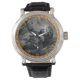 Jesus Nailed Large Clock Armbandsur