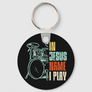 Jesus Namn I spelar Drums Gud Drumming Music Chris Nyckelring