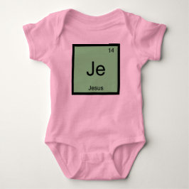 Jesus Namn Kemi Element Periodiska Systemet Tee Shirt