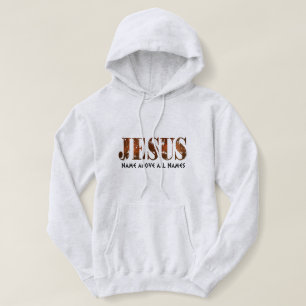 Jesus namn ovanför namn t shirt
