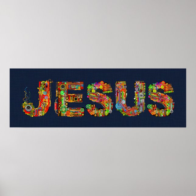 JESUS NAMN POSTER (Framsidan)