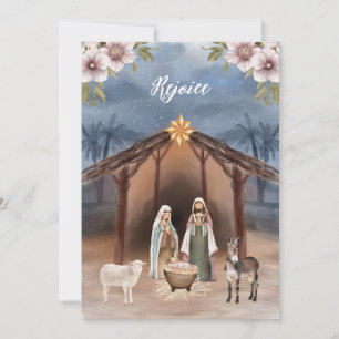 Jesus Nativitets - kristen julkort