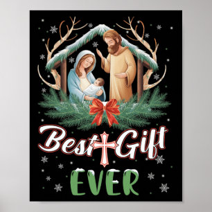 Jesus Nativitetscen Chri, bästa julafton-Coolan Poster