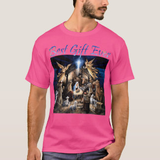 Jesus Nativitetscen Chri, bästa julafton-Coolan T Shirt
