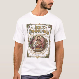 Jesus nattvard Jesus nattvard Kristet förtroende V T Shirt