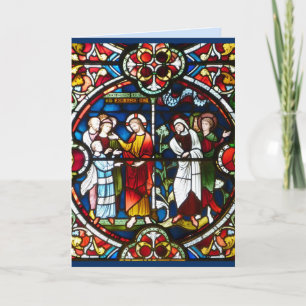 jesus nedfläckad Glashälsningskort Kort