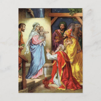 Jesus och 3 kung vykort
