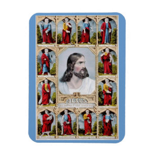 Jesus och apostelmagneten magnet