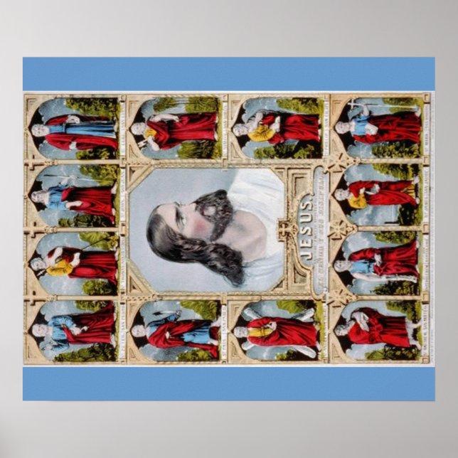 Jesus och Apostles poster (Framsidan)