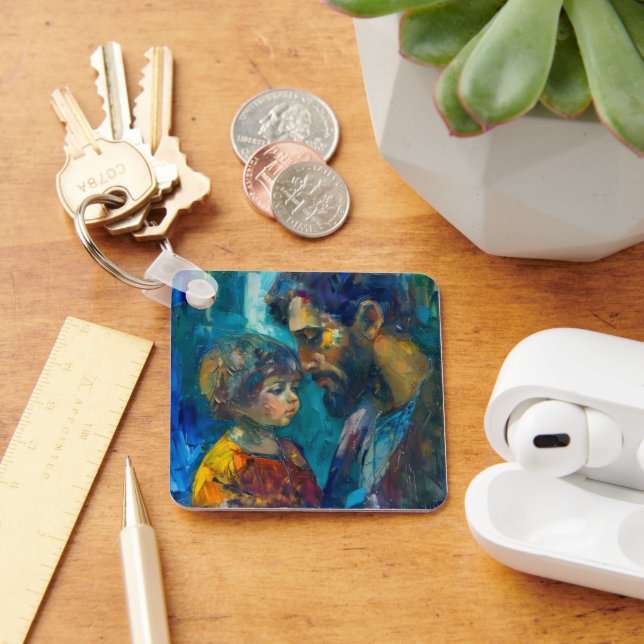 Jesus och barn nyckelring (Skrivbord)