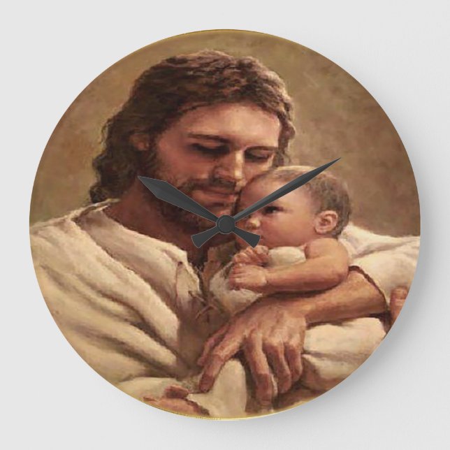 Jesus och barn stor klocka (Framsida)