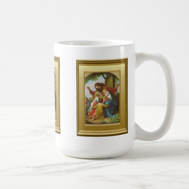 Jesus och barnen kaffemugg (Höger)