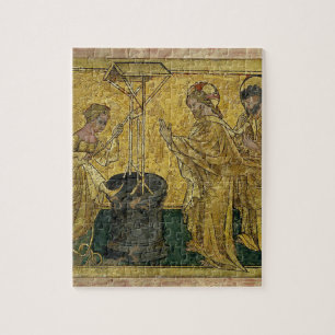Jesus och barnsamaritkvinnan på brunnen pussel