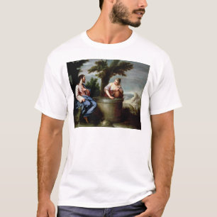 Jesus och barnsamaritkvinnan tee