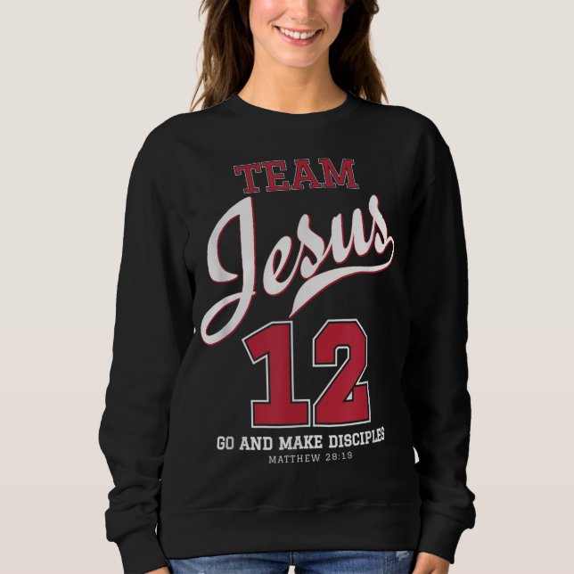 Jesus och Baseball Team Jesus Christian T Shirt (Framsida)