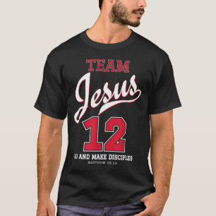 Jesus Och Baseboll Lag Jesus Kristet T Shirt_3 Shirt