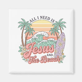 Jesus och Beach Magnet