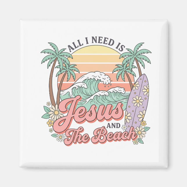 Jesus och Beach Magnet  (Framsidan)