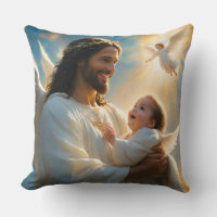 Jesus och bebis engel