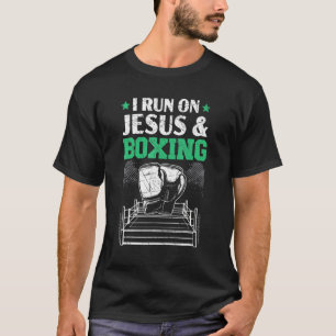 Jesus och Boxing Christian Professionell Boxer Spo T Shirt