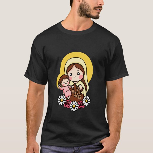 JESUS OCH Carmen Jungfru T Shirt (Framsida)