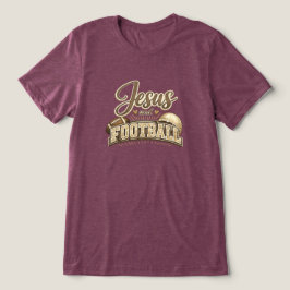 Jesus och fotboll t shirt