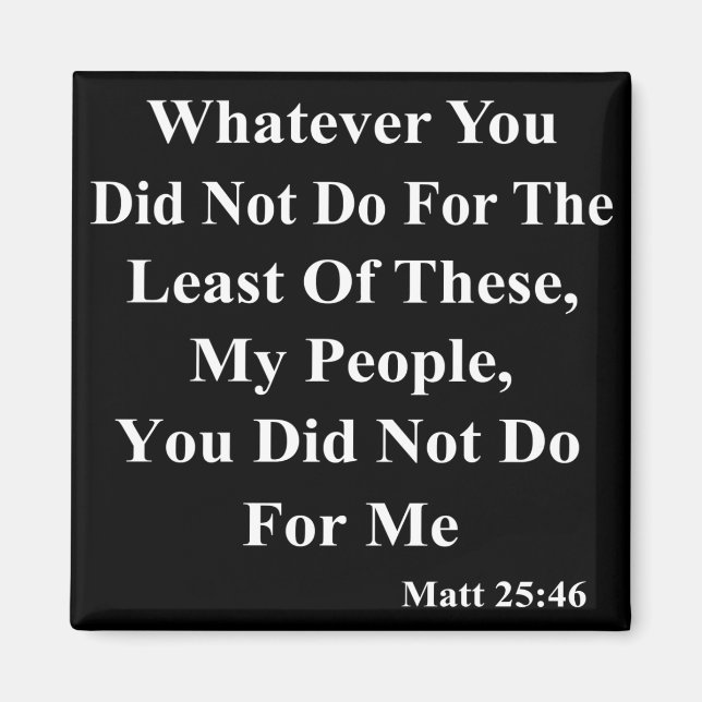 Jesus och hjälp till den mindre lyckan magnet (Framsidan)