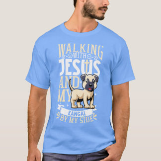 Jesus och hund Kangal Shepherd T Shirt