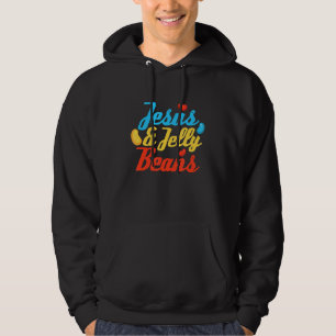 Jesus och Jelly Beans Sweet Candy Hoodie