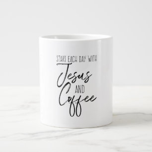 Jesus och Kaffe Mugg Jumbo Mugg