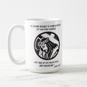 Jesus och Kor följer mig Kaffemugg