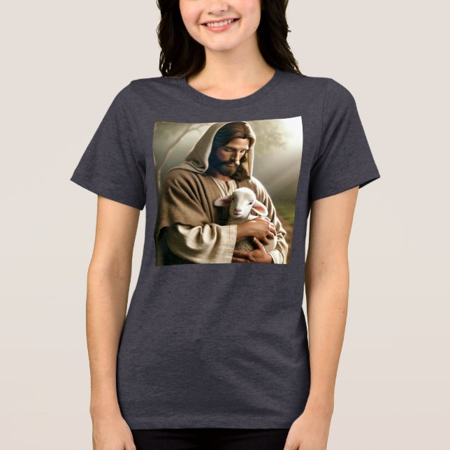 JESUS OCH LAMB KRYSTEN T-SHIRT (Framsida)