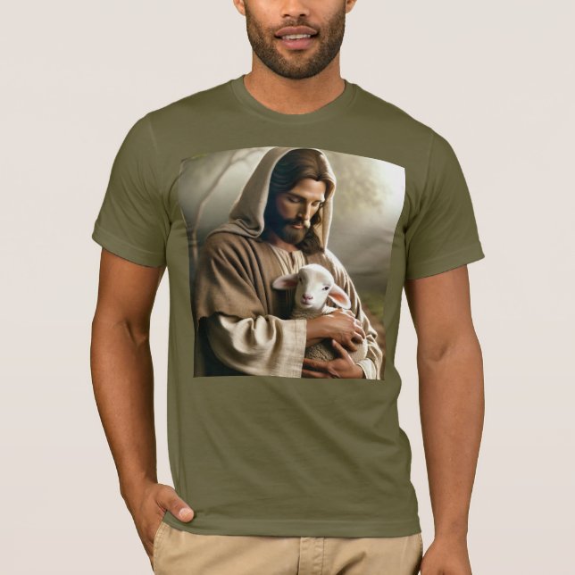 JESUS OCH LAMB KRYSTEN T-SHIRT (Framsida)